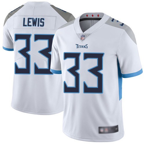 Tennessee Titans Limited White Men Dion Lewis Road Jersey NFL Football #33 Vapor Untouchable->tennessee titans->NFL Jersey